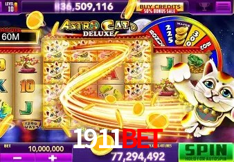 Slots online da 1911bet com jackpots progressivos